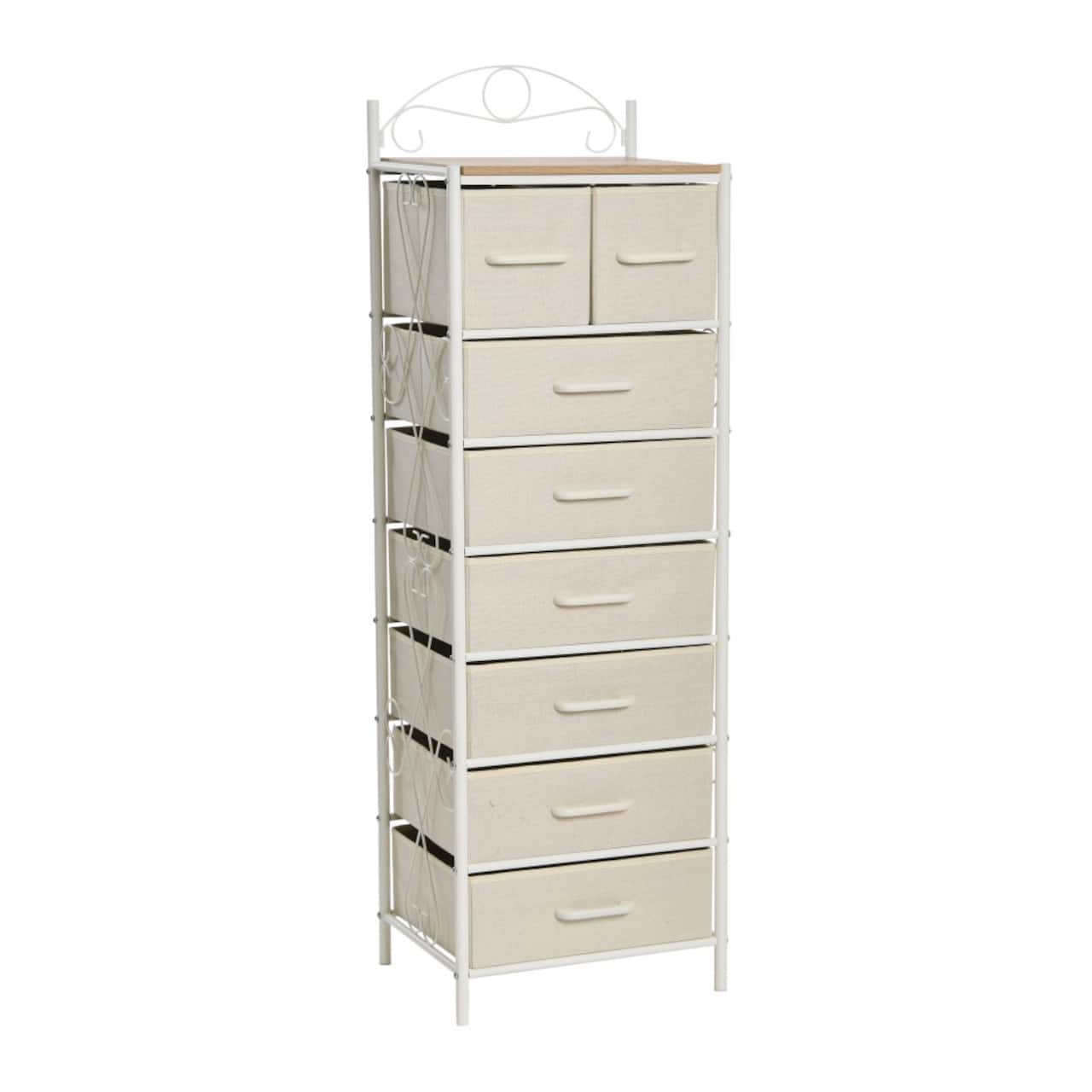 Household Essentials Victoria 54" 8-Drawer Narrow Dresser